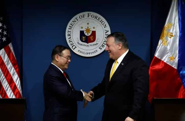 Pompeo assures Philippines of U.S. protection in event of sea conflict