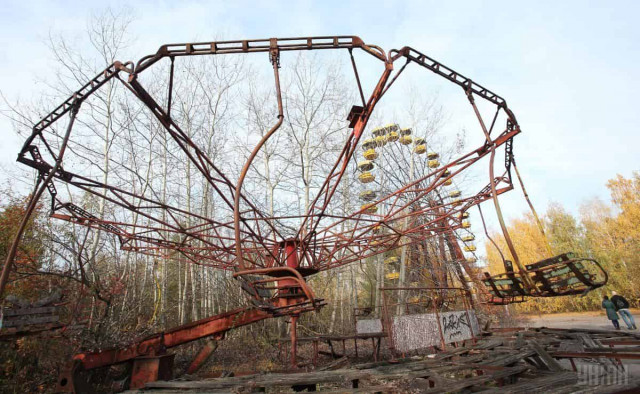 Ukraine's National Guards hold drills near Chornobyl
