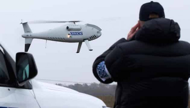 Berlin, Paris blame Moscow for downing of OSCE drone over eastern Ukraine