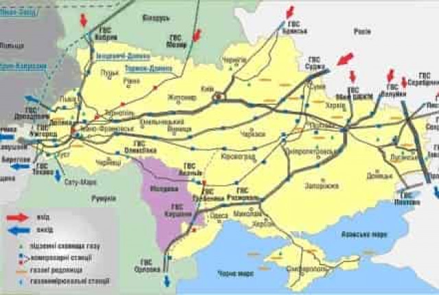 Украина за 11 месяцев увеличила транзит газа в Европу на 4% - 
