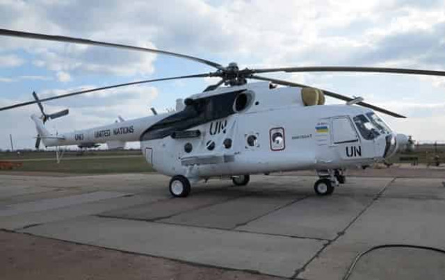 Украинским миротворцам передали модернизированные вертолеты