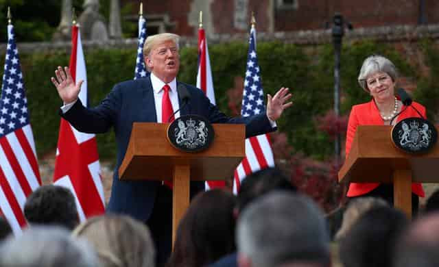 Donald Trump wades into Britain's Brexit cris