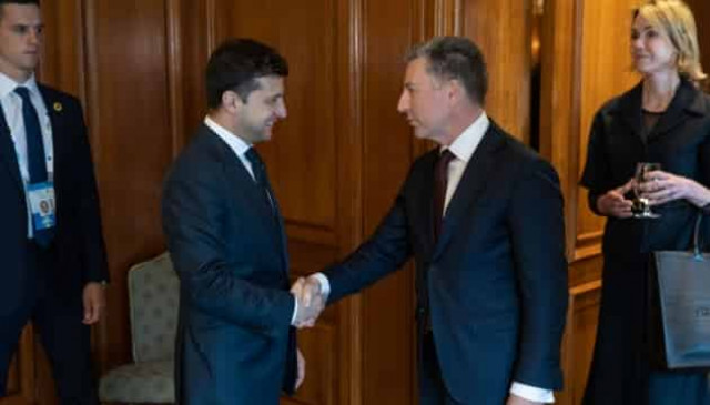 President Zelensky meets with U.S. Special Representative Kurt Volker in Canada