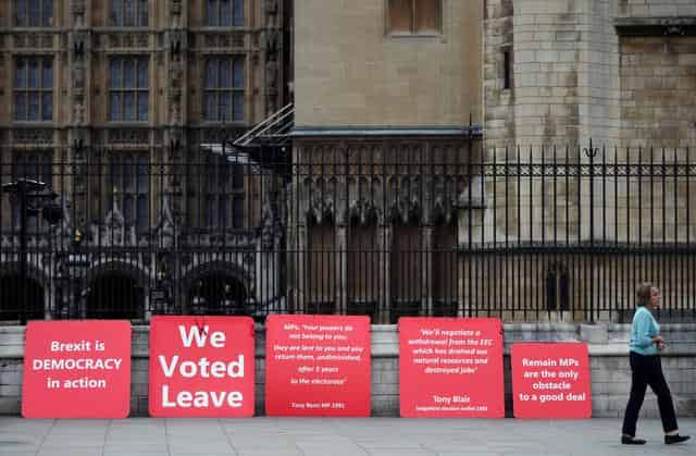 As prospect of election looms, British lawmakers begin no-deal Brexit battle