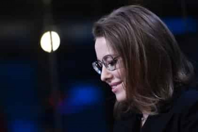 Собчак уронили и облили «за Жириновского»
