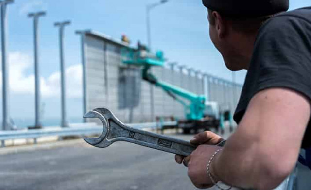 Оккупанты боятся террористов на Крымском мосту
