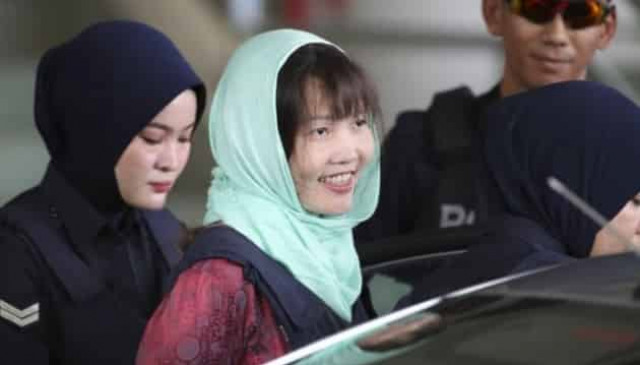 Обвиняемая в убийстве Ким Чен Нама вышла на свободу