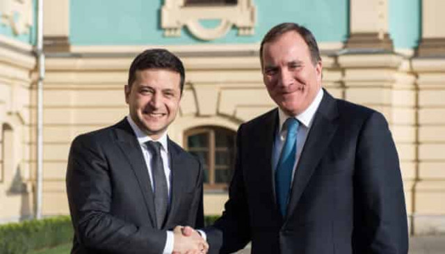 Zelensky holding meeting with Swedish prime minister in Kyiv
