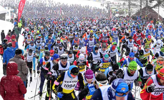 Протест звездного лыжника на марафоне Васалоппет
