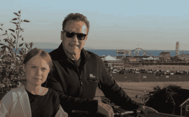 Шварценеггера засекли с Гретой Тунберг за необычным занятием: «Она - мой герой» (ФОТО)