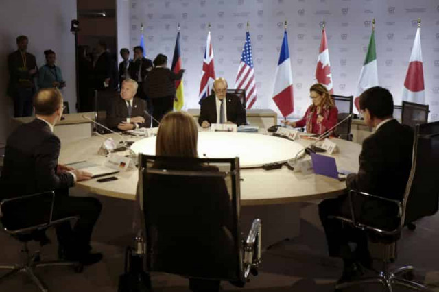 G7 ministers hope to seal commitments on global challenges