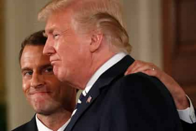 Макрон утаил содержание разговора с Трампом
