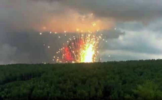 Стала известна причина взрывов боеприпасов на военных складах в РФ