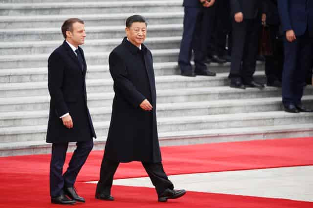 China and France sign deals worth $15 billion during Macron's visit