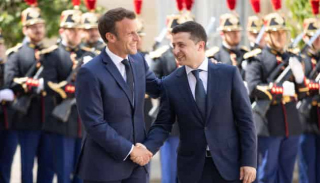 Zelensky, Macron coordinate positions on eve of Normandy format meeting