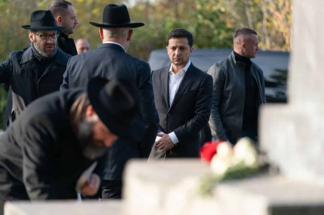 Zelensky commemorates Babi Yar massacre victims