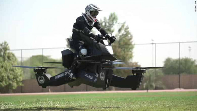 Dubai Police start training on flying motorbikes