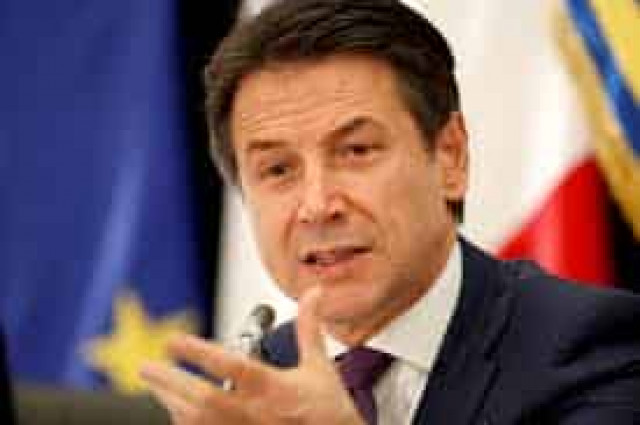 Italy PM says is working to try to end sanctions against Russia