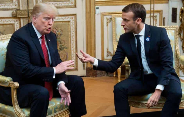 Trump accuses France's Macron of sending 'mixed signals' to Iran