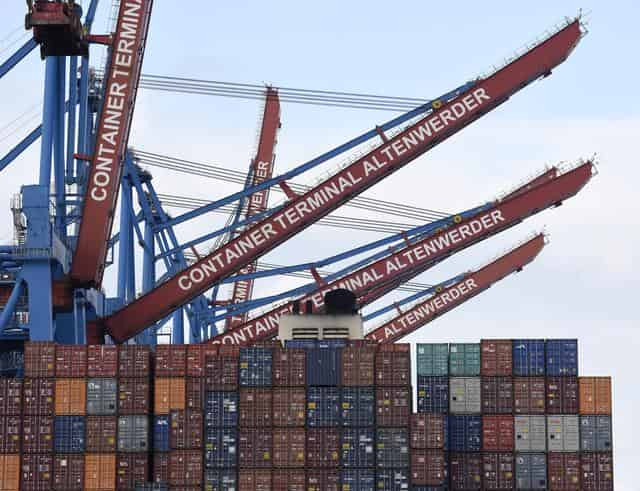 German trade surplus shrinks as import growth powers ahead