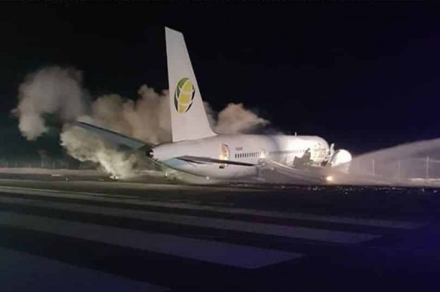 Fly Jamaica passengers injured after jet overshoots runway