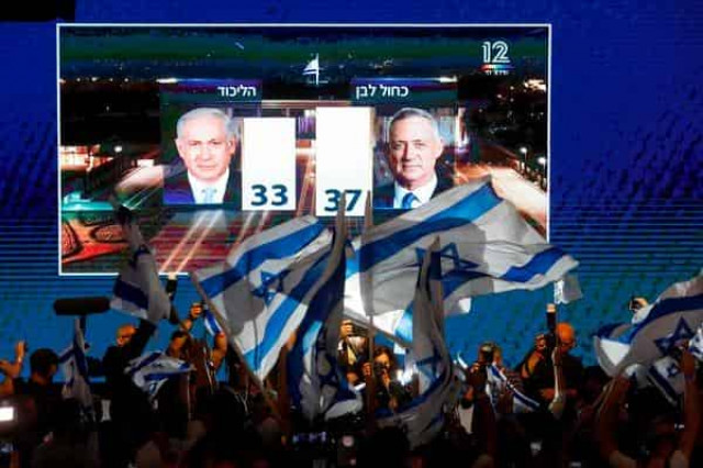 Netanyahu, Gantz both claim victory in close Israeli elections