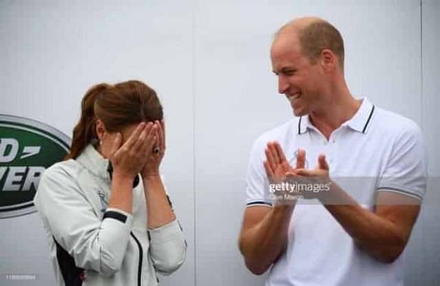 Kate Middleton wears shorts for the first time at charity yachting regatta in Cowes