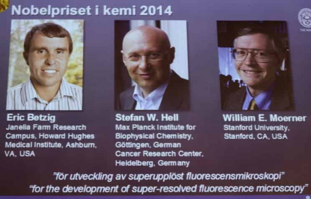 Нобелевская премия по химии присуждена за микроскопы со сверхразрешением
