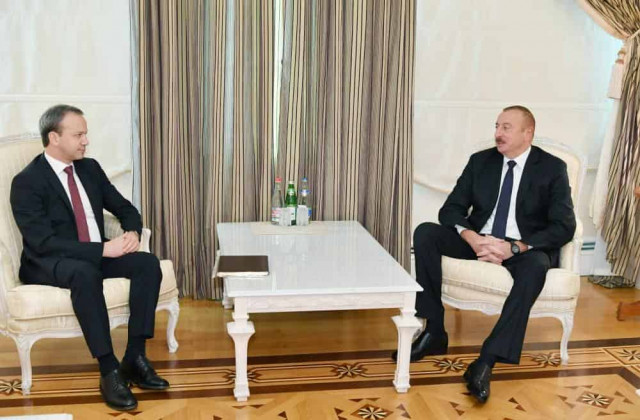 President Aliyev receives delegation led by FIDE president 