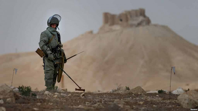 Armenian Sapper In Syria Seriously Wounded While Clearing Mines