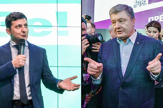 Poroshenko, Zelensky to meet with Macron on April 12