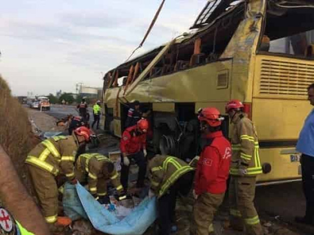 В Турции попал в ДТП автобус с туристами: более 50 пострадавших