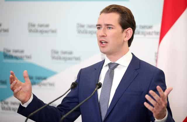 Austrian conservative leader Kurz backs coalition talks with Greens