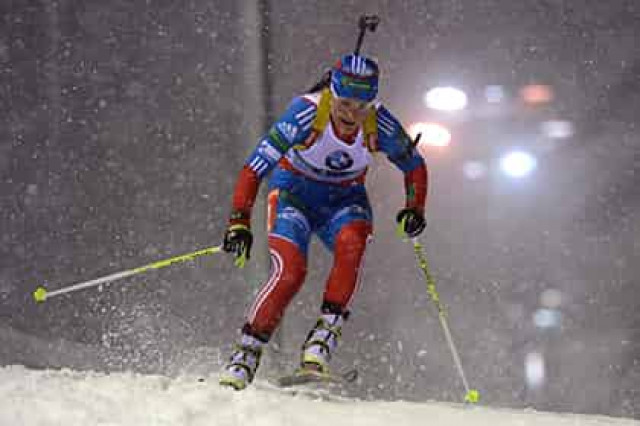 Биатлонистка Юрлова выиграла индивидуальную гонку на чемпионате мира
