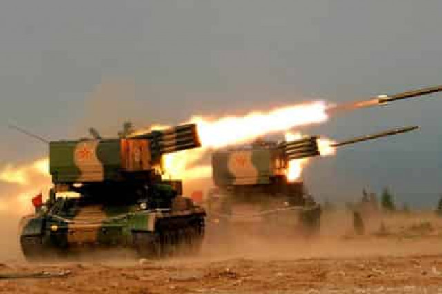 Китай показал стреляющий танковый «Град»