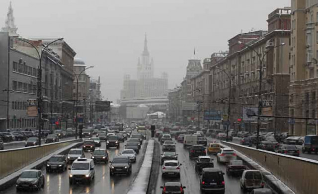 Москва в хронических пробках