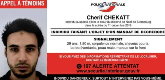 Strasbourg: Police make public appeal in Chérif Chekatt manhunt