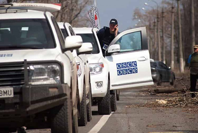 Миссия ОБСЕ заметила Грады возле Луганска