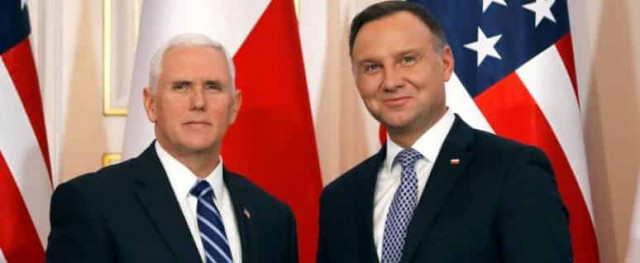 Pence praises Poland's actions on Huawei as U.S. pressure mounts