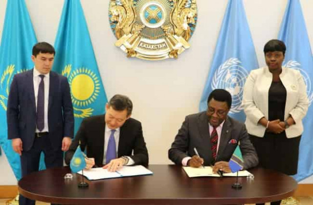 Казахстан установил дипломатические отношения с Танзанией
