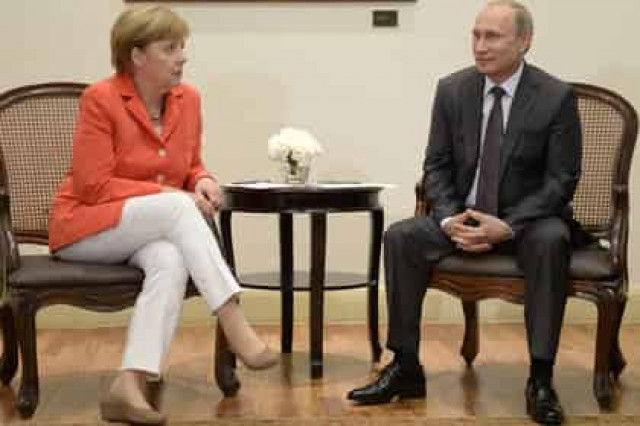 Путин и Меркель увидели тенденцию к деградации в ситуации на Украине