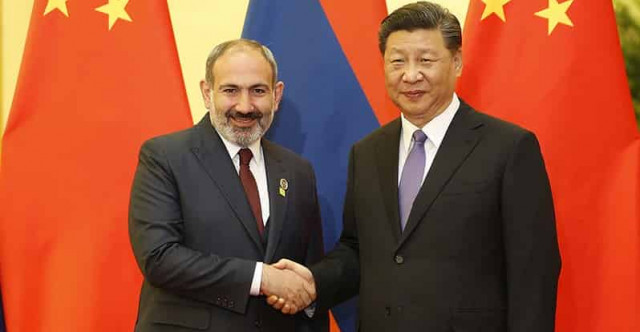 Armenia PM meets with Xi Jinping