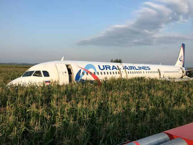 Russia hails miracle after plane makes emergency landing near Moscow