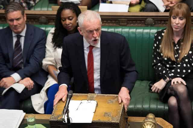 UK's Labour vows to bring down PM Johnson and delay Brexit