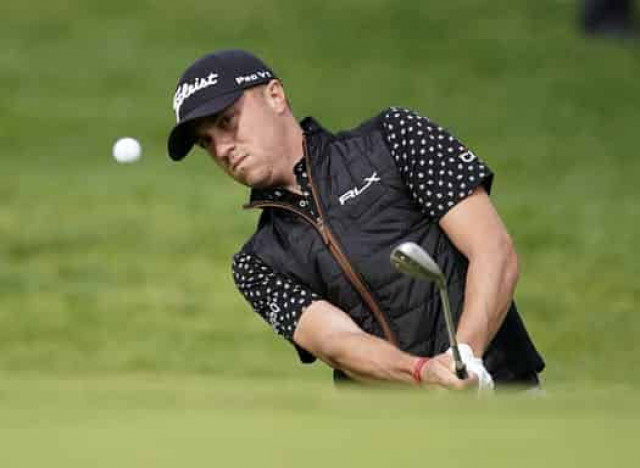 Thomas, Scott share lead at rain-delayed Riviera