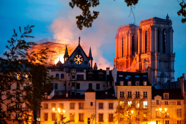 First pictures show destruction inside Paris landmark