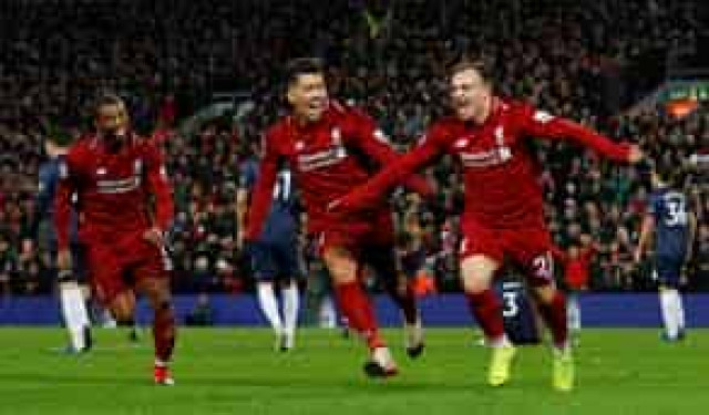 Liverpool back on top after Shaqiri double floors Manchester United