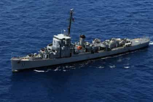 Списан потопивший гитлеровскую подлодку американский корабль
