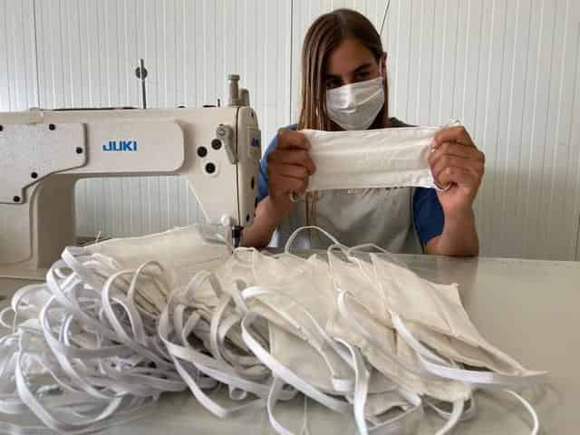 Israel mass-produces reusable masks, sized to fit kids or beards