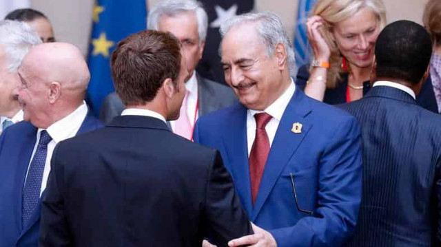 Macron wants to meet Libya’s Haftar to push ceasefire: French foreign minister